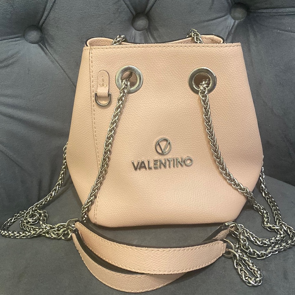Mario Valentino Tan Bucket Bag